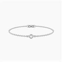 Bracciale Kidult in Acciaio Diamante Lab Grown 732404-17